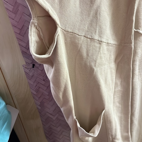 Melanie Lyne cream coloured open front cardigan, size medium slouchy - Picture 3 of 7